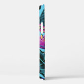 Coques Case-Mate iPhone Monogramme Colibri de feuillage tropical (Verso / Droite)