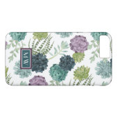 Coques Case-Mate iPhone Monogramme | Collection Plante de bonheur Pa Succu (Dos (Horizontal))