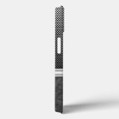 Coques Case-Mate iPhone Monogramme Cool Aspect Cuirassé (Verso / Droite)