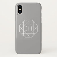 Monogramme Cool, Style de Logo Hip Vibe | Gris & B