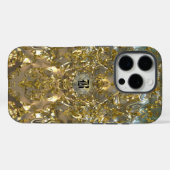 Coques Case-Mate iPhone Monogramme Copachatlin Damask (Verso (horizontal))