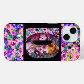 COQUES Case-Mate iPhone MONOGRAMME D LETTRE MONOGRAMME DE MASQUÉRADE VÉNÉT (Verso (horizontal))