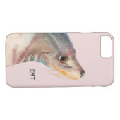 Coques Case-Mate iPhone Monogramme d'amoureux des animaux d'otarie (Dos (Horizontal))