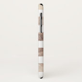 Coques Case-Mate iPhone Monogramme d'ananas floral (Dos/Gauche)