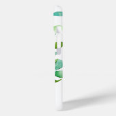 Coques Case-Mate iPhone Monogramme d'aquarelle florale Paradise (Verso / Gauche)