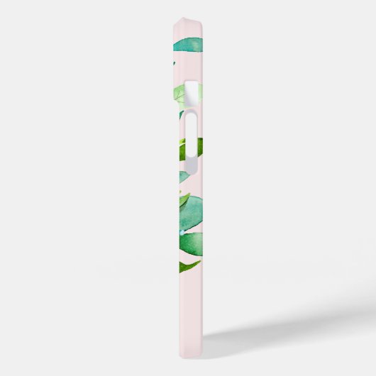 Coques Case-Mate iPhone Monogramme d'aquarelle florale Paradise (Verso / Gauche)