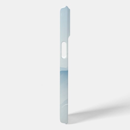 Coques Case-Mate iPhone Monogramme d'aquarelle moderne et élégant (Verso / Droite)