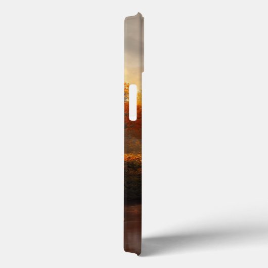 Coques Case-Mate iPhone Monogramme d'automne (Verso / Droite)