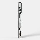 Coques Case-Mate iPhone Monogramme de balle de soccer soufflé (Verso / Droite)