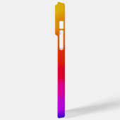 Coques Case-Mate iPhone Monogramme de bande de dégradé (Verso / Gauche)