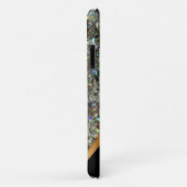 Coques Case-Mate iPhone Monogramme de bling féminin brillant classique (Dos/Droite)