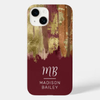 Monogramme de bronze or de peinture Stroke