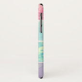 Coques Case-Mate iPhone monogramme de bulle pastel (Dos/Gauche)