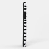 Coques Case-Mate iPhone Monogramme de cactus roses (Dos/Droite)