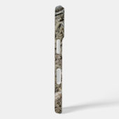 Coques Case-Mate iPhone Monogramme de calcaire de hachage fossile (Verso / Droite)
