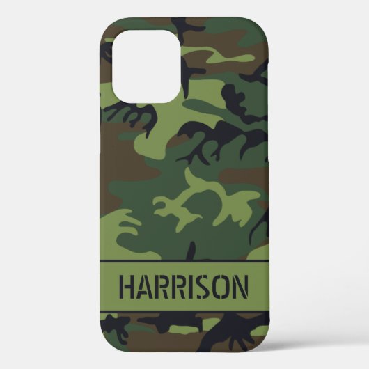 Coques Case-Mate iPhone Monogramme de camouflage (Verso)