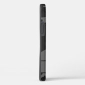 Coques Case-Mate iPhone Monogramme de camouflage gris (Verso / Droite)