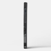 Coques Case-Mate iPhone Monogramme de camouflage gris (Verso / Gauche)