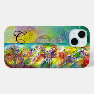 Coque Pour iPhone 15 MONOGRAMME DE CARNAVAL ITALIEN/ Danse, Musique, Th