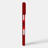 Coques Case-Mate iPhone Monogramme de carton rouge Bokeh Buffalo (Verso / Droite)