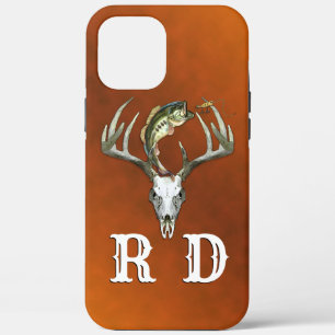 Case-Mate iPhone Case Monogramme de chasse à la pêche