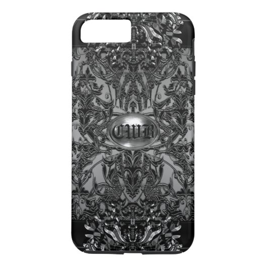 Coques Case-Mate iPhone Monogramme de chevalier Abashamfrey (Dos)