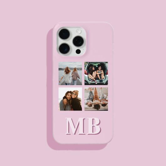 Coques Case-Mate iPhone Monogramme de collection photo moderne