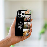 Coque iPhone 15 Pro Max Monogramme de collection photo personnalisée<br><div class="desc">Collage photo personnalisé coque iphone Monogramme</div>
