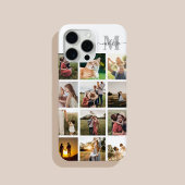 Coques Case-Mate iPhone Monogramme de collection photo personnalisée
