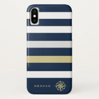 monogramme de compas de bandes nautiques