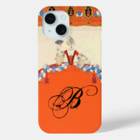 MONOGRAMME DE CONCEPTEUR DE MODE LADANGE ORANGE