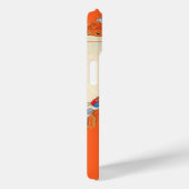 COQUES Case-Mate iPhone MONOGRAMME DE CONCEPTEUR DE MODE LADANGE ORANGE (Verso / Droite)