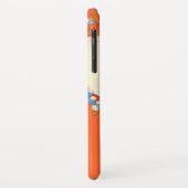 COQUES Case-Mate iPhone MONOGRAMME DE CONCEPTEUR DE MODE LADANGE ORANGE (Dos/Gauche)