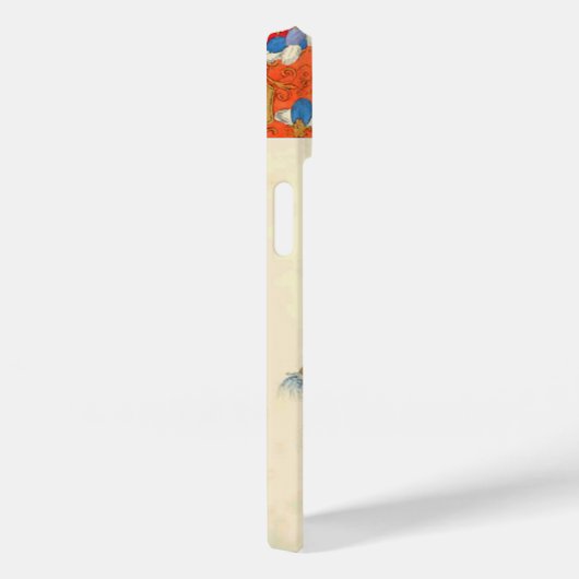 COQUES Case-Mate iPhone MONOGRAMME DE CONCEPTEUR DE MODE ORANGE DECO (Verso / Droite)