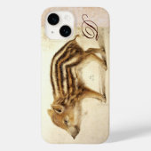 Coques Case-Mate iPhone MONogramme de dessin animal de la BANDE SAUVAGE PI (Verso)
