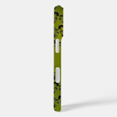 COQUES Case-Mate iPhone MONOGRAMME DE DOMMASQUES NOIR JAUNE (Verso / Droite)