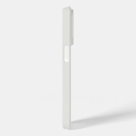 Coques Case-Mate iPhone Monogramme de feuille rustique Crème initiale neut (Verso / Droite)