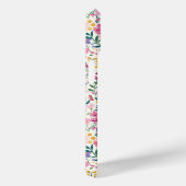 Coques Case-Mate iPhone Monogramme de fleurs ditsy roses et violettes (Verso / Droite)