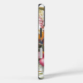 Coques Case-Mate iPhone Monogramme de fleurs tropicales Design d'île (Verso / Droite)
