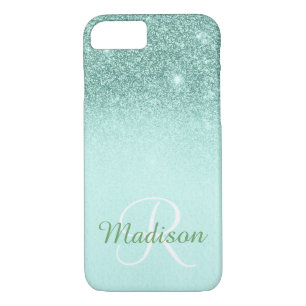 Case-Mate iPhone Case Monogramme de fond de Parties scintillant Ombre ve