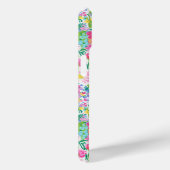 Coques Case-Mate iPhone Monogramme de jardin floral rose (Verso / Droite)