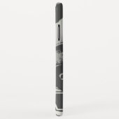 Coques Case-Mate iPhone Monogramme de la cible 180 de joueur de dards (Dos/Droite)