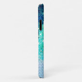 Coques Case-Mate iPhone Monogramme de la fausse parties scintillant de la (Dos/Droite)