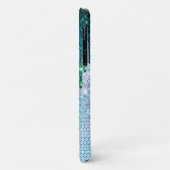 Coques Case-Mate iPhone Monogramme de la fausse parties scintillant de la (Dos/Gauche)