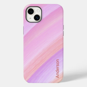 Coque Pour iPhone 14 Plus Monogramme de la ligne moderne Eligant Retro