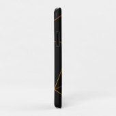 Coques Case-Mate iPhone Monogramme de la ligne moderne Eligant Retro (Dos/Droite)