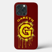 Coques Case-Mate iPhone Monogramme de lettre de graffiti urbain "G" (Verso)