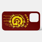 Coques Case-Mate iPhone Monogramme de lettre de graffiti urbain "G" (Verso (horizontal))