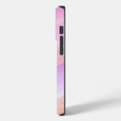 Coques Case-Mate iPhone Monogramme de ligne rétro élégant moderne (Verso / Gauche)