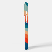 Coques Case-Mate iPhone Monogramme de ligne rétro élégant moderne (Verso / Gauche)